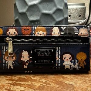 Loungefly Star Wars Character Wallet - Navy and Multicolor